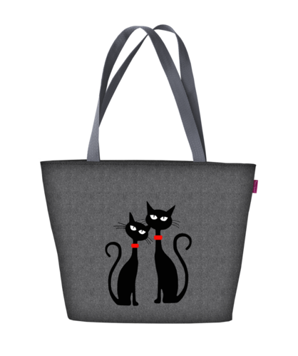 Stofftasche HOLIDAY »Black Cats« HL20