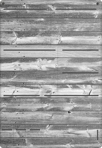 Wandorganizer 65x45 »Silber Holz« HD01
