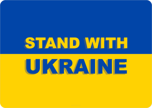 Deko Tafel 20x28 »Stand with Ukraine« TA35