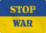 Deko Tafel 20x28 »Stop War« TA37