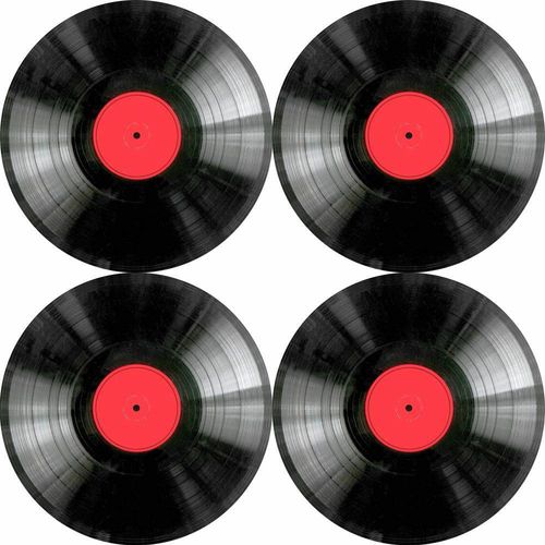 Tischmatten SET Rund 4D »Vinyl« PO119
